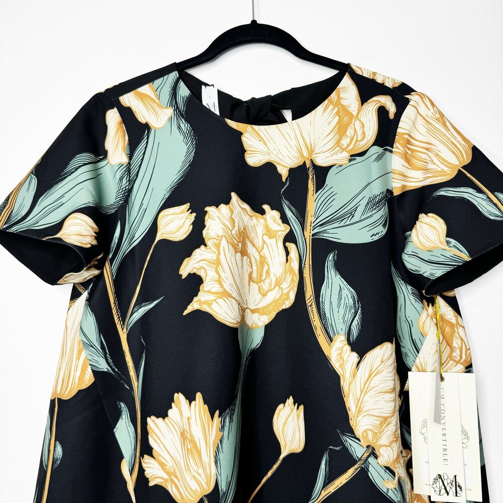 Mestiza Black Reversible Mini Swing Dress - Women - Picture 7 of 16